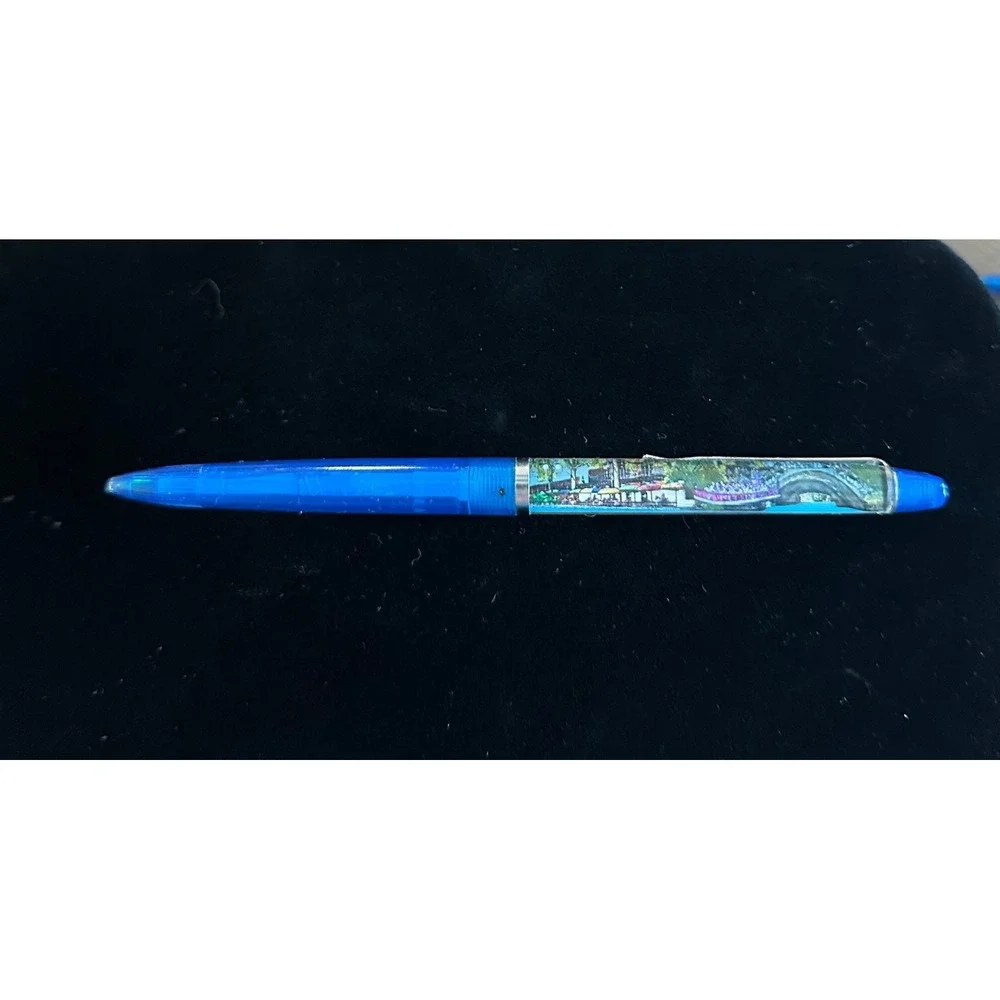 Vintage San Antonio Texas River Walk Floaty Pen Blue‎ Souvenir Collectible